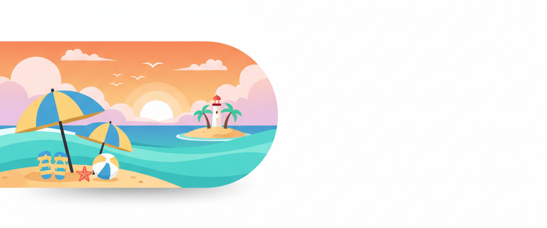 Beach equipment setup